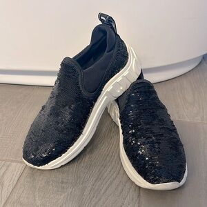 Miu Miu Black Sequin Sneakers size 38